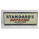 STANDARD GASOLINE METAL SIGN