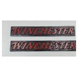 (2) CAST IRON WINCHESTER SIGNS
