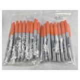 (30) ORANGE SHARPIE MARKERS