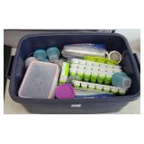 TOTE W/ ASSTD KITCHEN SUPPLIES