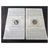 (2) AMERICAN HEROS COIN SETS