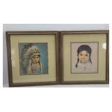 NATIVE AMERICAN CHILDREN PRINTS