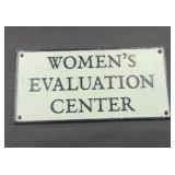 CAST IRON SIGN - WOMEN