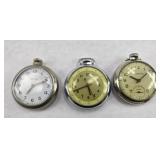 (3) POCKET WATCHES