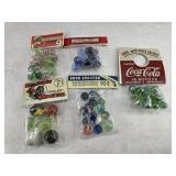 (5) BAGS OF MARBLES