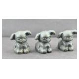 (3) GRISWOLD CAST IRON PUPS