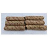 (6) ROLLS OF WHEAT PENNIES (300 COINS)