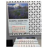 (6) 1991 HARPEL SEED CALENDAR SHANNONDALE IND