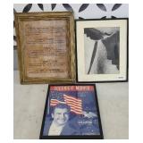 DICK JURGENS SHEET MUSIC, GERMAN THEATER SIGN &