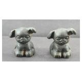 (2) GRISWOLD CAST IRON PUPS