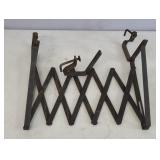 ANTIQUE MODEL T INDUSTRIAL RACK SHELF CARRIER