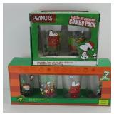 (2) PEANUTS GLASS SET