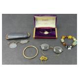 BENRUS WATCH IN ORIGINAL CASE 10KT GOLD FILLED