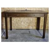 ANTIQUE LIBRARY TABLE