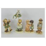 (4) HUMMEL FIGURINES