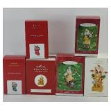 (6) HALLMARK ORNAMENTS: STOCKING STUFFERS & MORE