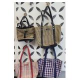 (4)  LONGABERGER PURSES