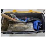 TOOLBOX W/ DRYWALL TOOLS & MORE
