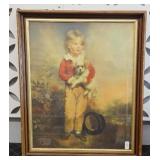 MASTER SIMPSON BY A W DAVIS PRINT IN FRAME