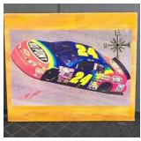 JEFF GORDON NASCAR CLOCK