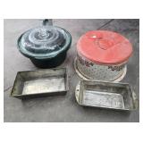 CAKE SAVER, CROCKPOT INSERT, LOAF PANS