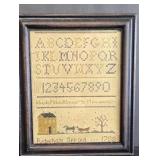 ANTIQUE ? NEEDLE POINT DATED 1788