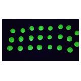 (20) URANIUM GLASS MARBLES