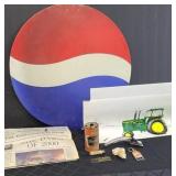 ADVERTISING PEPSI, JOHN DEERE, BLACK LABEL, MORE
