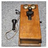 NORTHERN ELECTRIC TELEPHONE WOODCASE