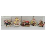 (5) CAMPBELL SOUP ORNAMENTS