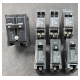 (7) CIRCUIT BREAKERS 20 TO 100 AMP