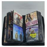 (50) DVD MOVIES IN TRAVEL CASE