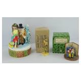 (3) CHRISTMAS CAROL FIGURINES