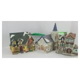(3) CHRISTMAS VILLAGE HOUSES