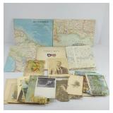 MAPS OF THE WORLD, POSTCARDS, PHOTOGRAPHS