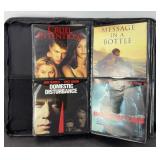 (60) DVD MOVIES IN TRAVEL CASE