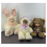 (3) CUDDLE KINS 2 INCLUDE ORIGINAL HANG TAGS