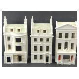 (3) LILLIPUT LANE CERAMIC BUILDINGS