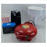 QUESADILLA MAKER; WATER PITCHER, CAN OPENER