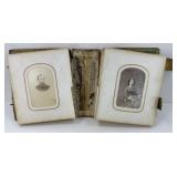 VINTAGE PHOTO ALBUM W/ BRASS CLOSURE