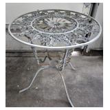 METAL PATIO TABLE