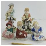 PORCELAIN FIGURINES LEFTON & OTHERS