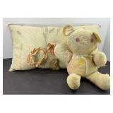QUILTED PILLOW & BEAR