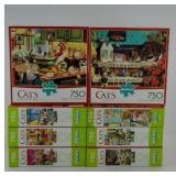 (8) BUFFALO CAT PUZZLES 750 PIECES