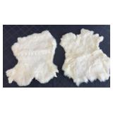 (2) RABBIT PELTS