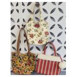 (3) LONGABERGER PURSES