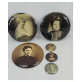 VINTAGE PHOTO BUTTONS