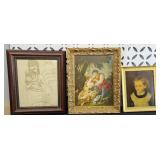 (3) ARTWORK PRINTS IN FRAMES