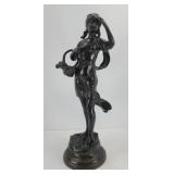 VINTAGE HEAVY BRONZE STATUE