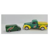 MT DEW DIECAST TRUCKS